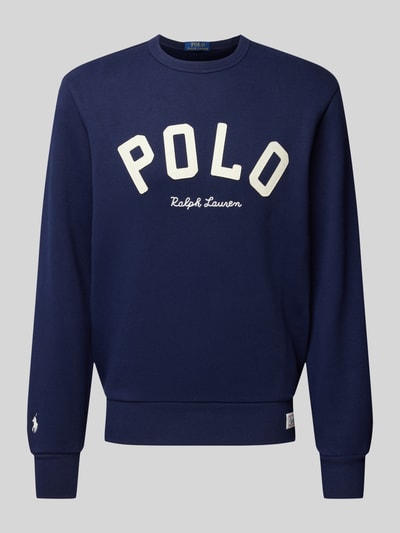 Polo Ralph Lauren Sweatshirt mit Label-Stitching Marine 2