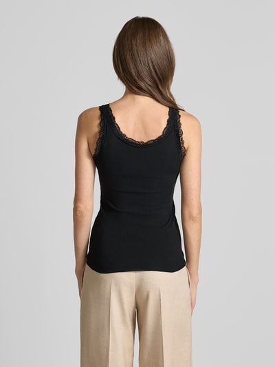 VERO MODA Slim Fit Tank Top aus Bio-Baumwoll-Mix Modell 'NANA' Black 5