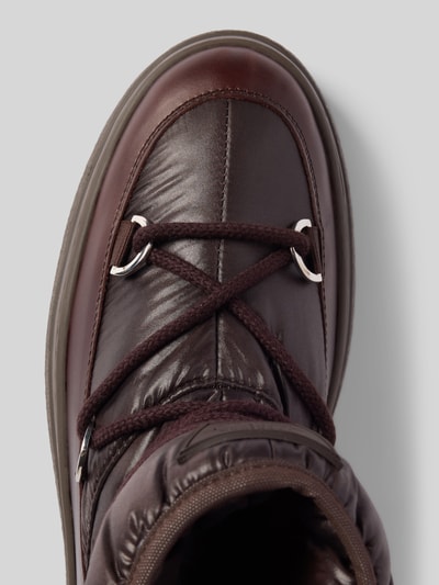 Gant Kozaki sznurowane z detalem z logo Ciemnobrązowy 3