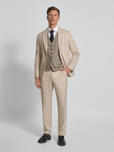 CG - Club of Gents Gilet met linnen, model 'Mitch' Beige - 1