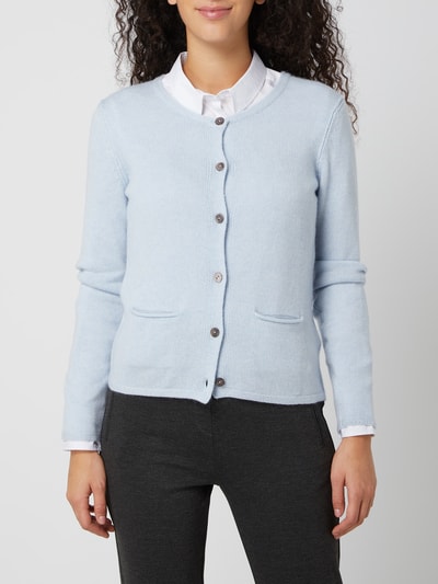 Christian Berg Woman Cardigan aus Kaschmir Bleu Melange 4