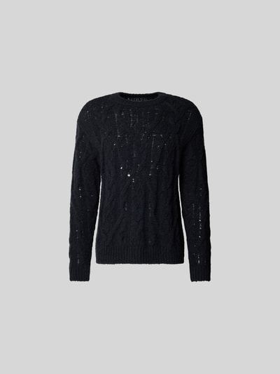 Closed Wollpullover in Strick-Optik Dunkelblau 2