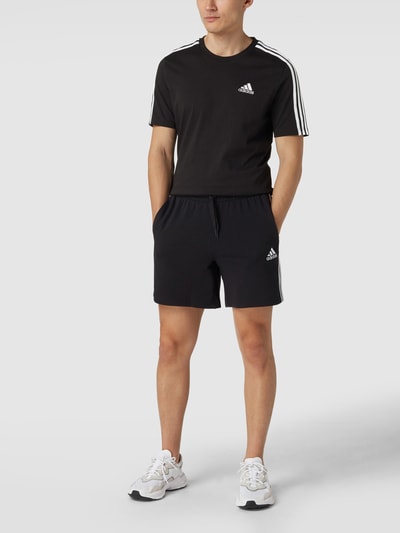 ADIDAS SPORTSWEAR T-Shirt mit Label-Streifen Black 1