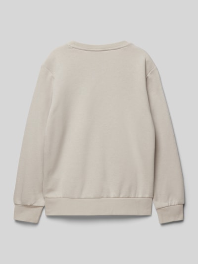 CHAMPION Sweatshirt mit Label-Stitching Stein 3