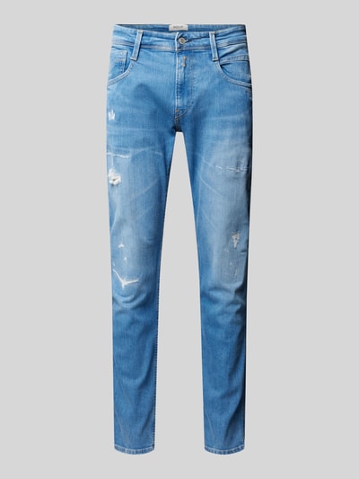 Replay Jeans in used-look Jeansblauw - 2