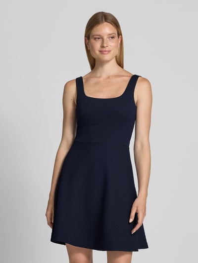 HUGO Tailliertes Freizeitkleid mit Viskose-Anteil Modell 'NALEIDA' Marine 4