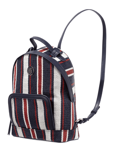 Tommy Hilfiger Rucksack mit Details aus Canvas Rot 1