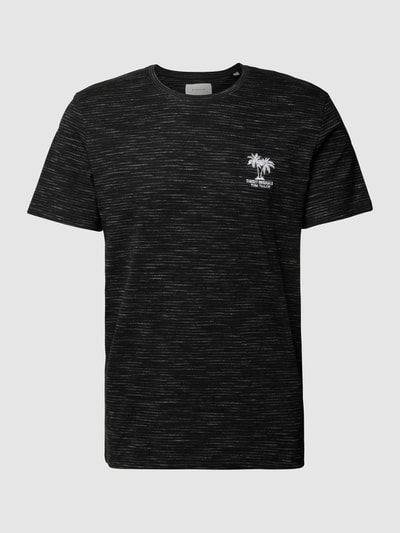 Tom Tailor T-Shirt mit Streifenmuster Black 2