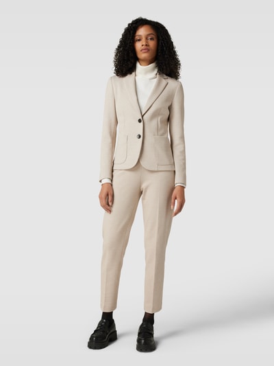 BOSS Black Women Blazer mit Eingrifftaschen Modell 'Jonalahra' Beige Melange 1