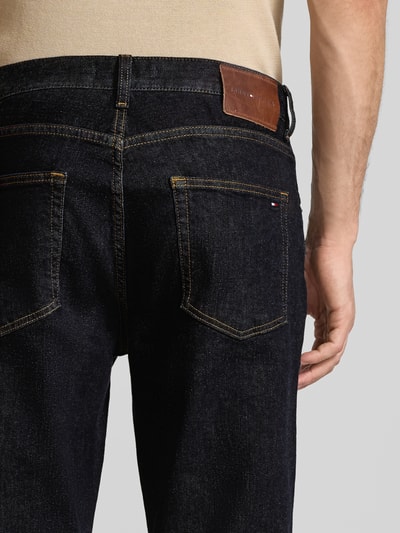 Tommy Hilfiger Straight fit jeans van katoenmix Donkerblauw - 3