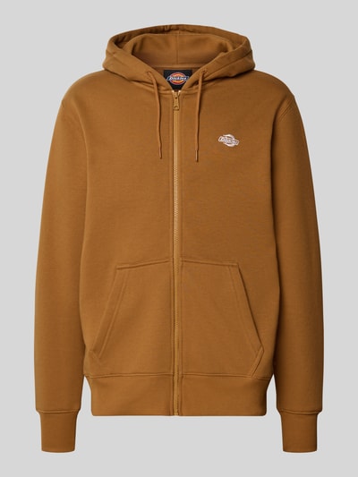 Dickies Sweatjacke mit Reißverschluss Cognac 2