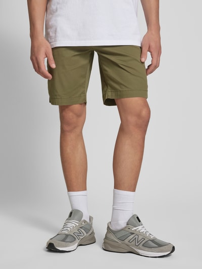 Levi's® Regular Fit Chinoshorts aus Baumwoll-Elasthan-Mix Modell 'XX CHINO' Oliv 4