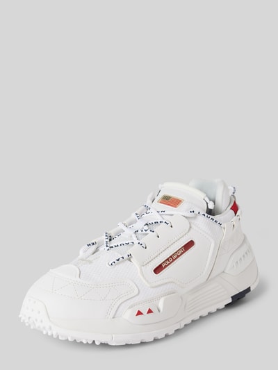 Polo Sport Sneaker mit Label-Details Weiss 1