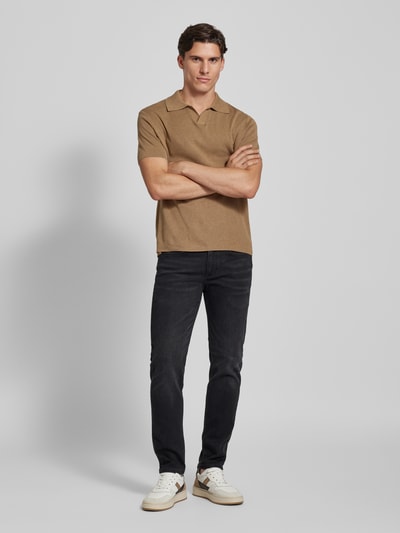 s.Oliver BLACK LABEL Slim fit jeans in 5-pocketmodel, model 'Nelio' Zwart - 1