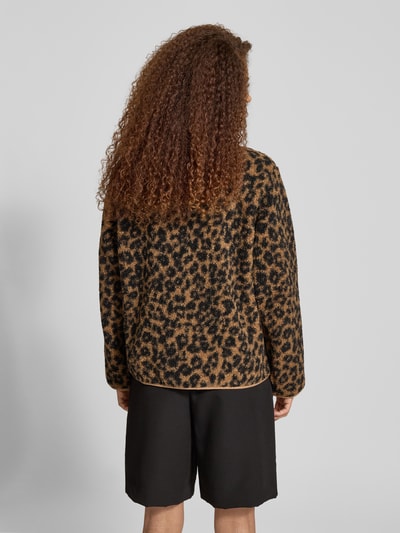 JJXX Fleecejack met steekzakken, model 'VERA' Lichtbruin - 5