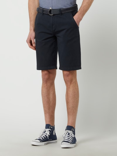 Lerros Regular Fit Chino-Shorts aus Baumwolle Modell 'Craig' Marine 4