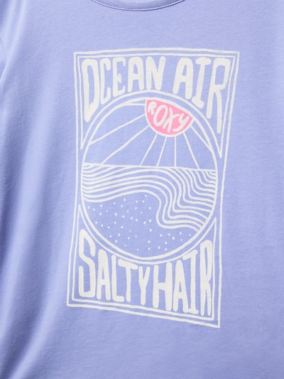 Roxy T-Shirt mit Statement-Print Blau 2