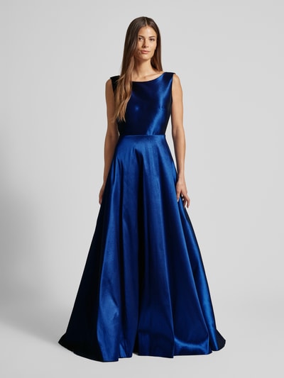 TROYDEN COLLECTION Abendkleid mit Rundhalsausschnitt Marine 4