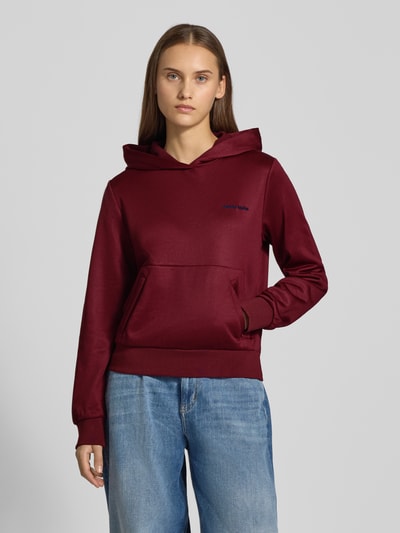 Calvin Klein Jeans Hoodie mit Kapuze Bordeaux 4