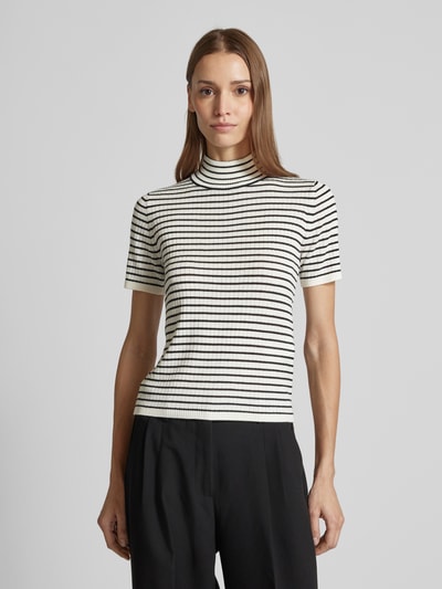 Max Mara Studio Strickshirt mit Turtleneck Modell 'FIEMME' Weiss 4