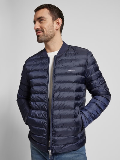 Gant Steppjacke mit Label-Print Marine 3