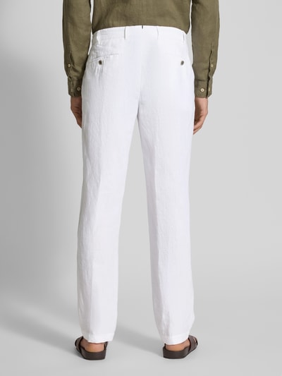 Hiltl Regular Fit Chino mit Paspeltaschen Modell 'PARMA I' Weiss 5