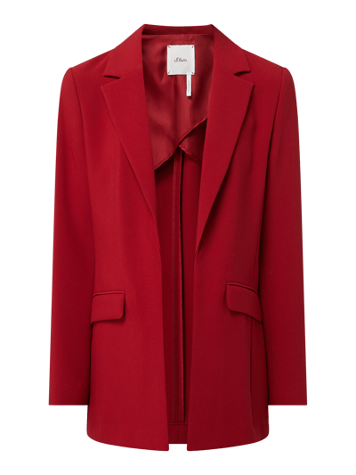 s.Oliver BLACK LABEL Longblazer mit Viskose-Anteil  Rot 2