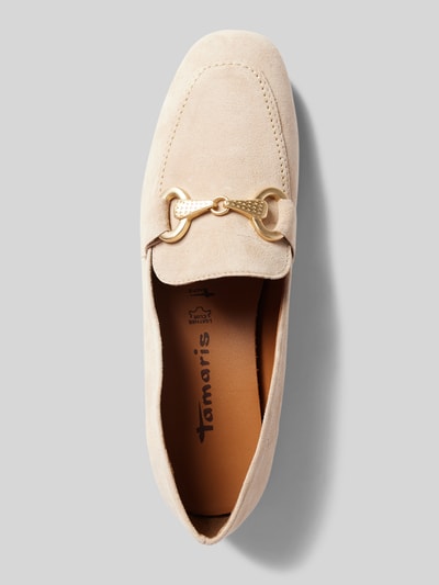 Tamaris Tassel-Loafer aus echtem Leder Sand 3