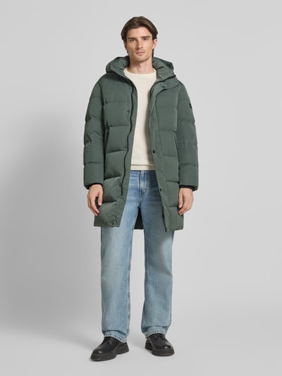 Marc O'Polo Regular Fit Daunenjacke mit abnehmbarer Kapuze Graphit 1