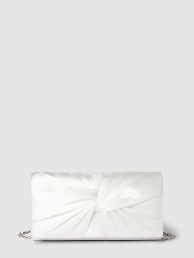 Jake*s Cocktail Clutch met knoopdetail Offwhite - 2