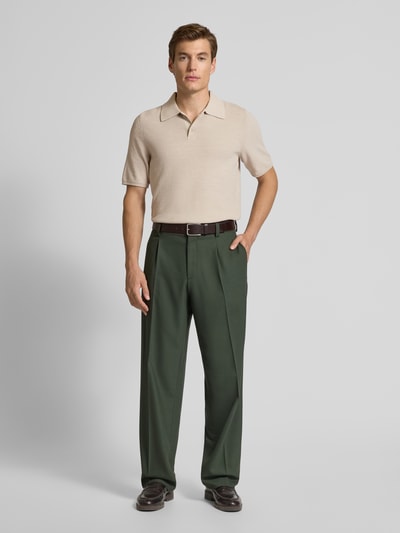 Marc O'Polo Regular Fit Poloshirt aus reiner Baumwolle Hellgrau 1