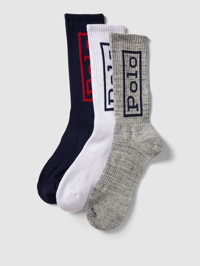 Polo Ralph Lauren Underwear Socken mit Label-Detail im 3er-Pack Dunkelblau 1