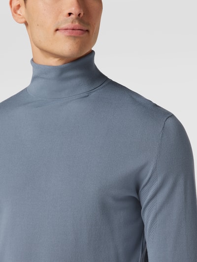 Drykorn Longsleeve mit Rollkragen Modell 'Mauritio' Hellblau 3