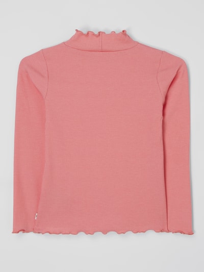Tom Tailor Shirt met lange mouwen en opstaande kraag  Apricot - 3