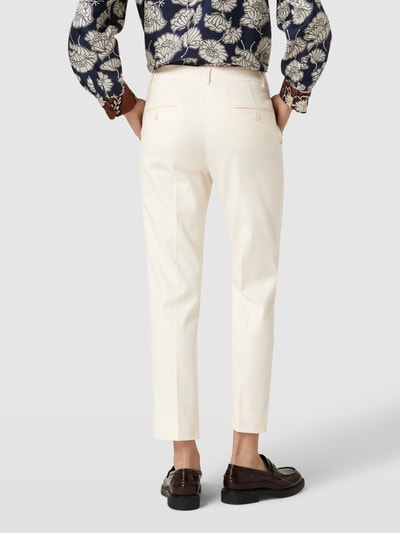 Weekend Max Mara Stoffen broek met persplooien, model 'VITE' Ecru - 5