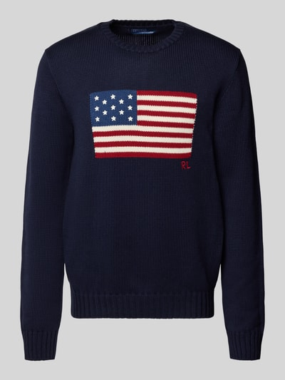 Polo Ralph Lauren Gebreide trui met motiefprint Donkerblauw - 2