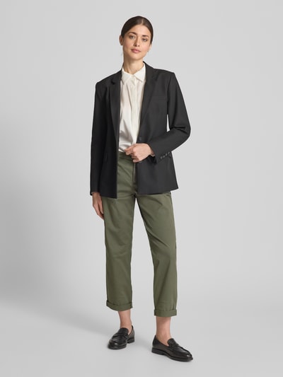 OPUS PANTS Straight leg broek met steekzakken, model 'Lisana base' Olijfgroen - 1