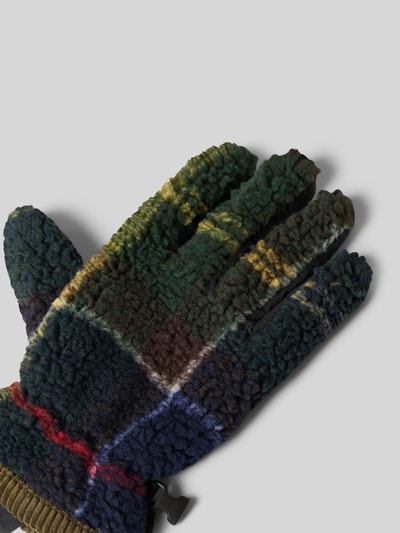 Barbour Handschuhe mit wärmendem Fleecefutter Dunkelgruen 3