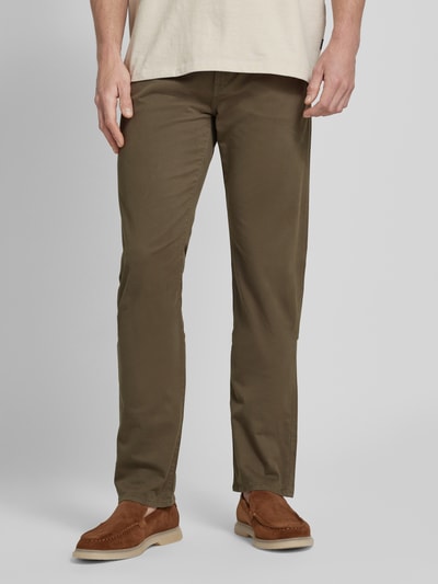 BOSS Regular fit broek in 5-pocketmodel, model 'Delaware' Beige - 4