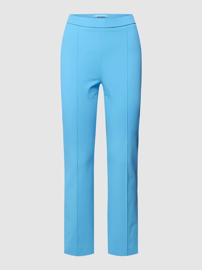 Raffaello Rossi Flared cut comfortbroek met siernaden, model 'MACY' Blauw - 2