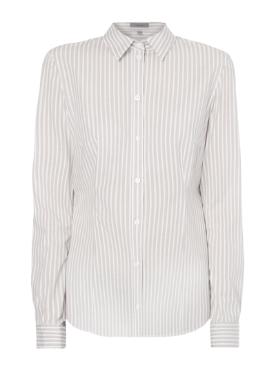 Montego Bluse mit Streifenmuster Stein 1