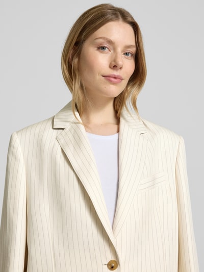 Tommy Hilfiger Relaxed-fit blazer van een mix van viscose en linnen Zand - 3