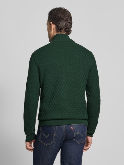 Gant Strickjacke mit Strukturmuster Dunkelgruen 5