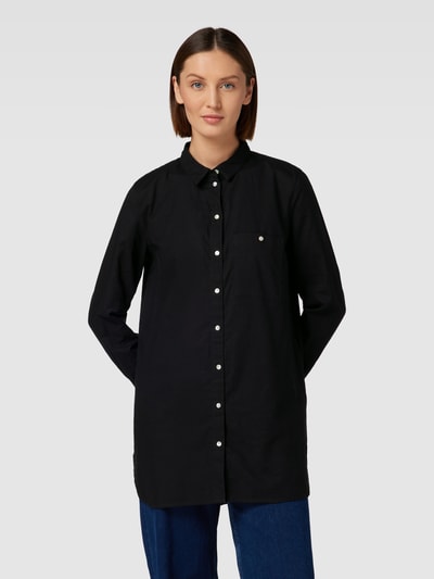 Montego Longbluse mit Webmuster Black 4