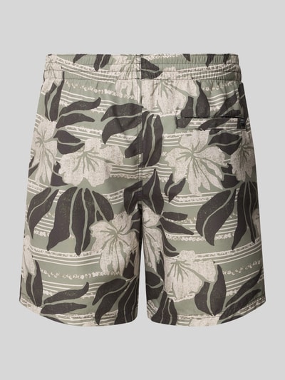 ONeill Badehose mit Label-Patch Modell 'CALI FLORAL' Oliv 3