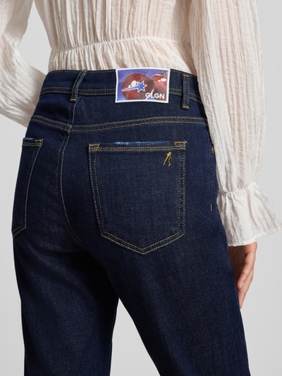 Goldgarn Jeansy o kroju straight fit z czystej bawełny Ciemnoniebieski 3