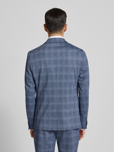 s.Oliver BLACK LABEL Slim fit colbert met viscose Donkerblauw - 5