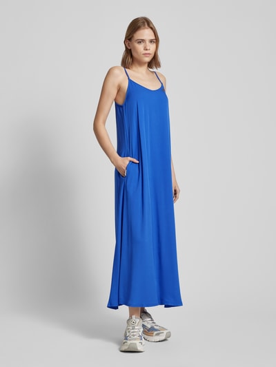 Ragwear Midi-jurk van viscose met spaghettibandjes Blauw - 1