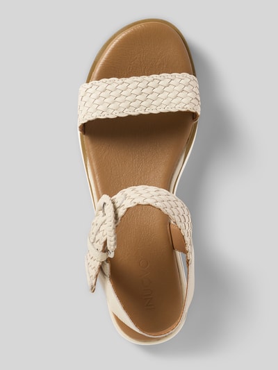 INUOVO Sandalette in Flecht-Optik Offwhite 3