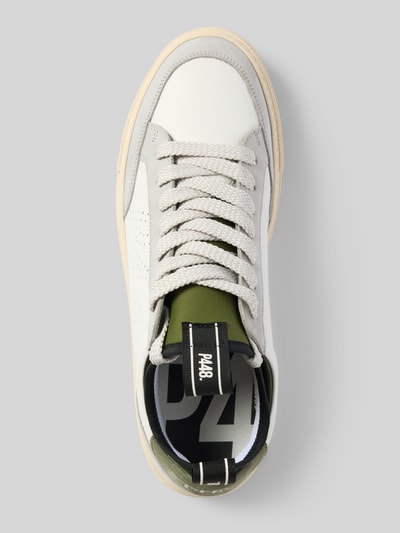 P448 Sneakers met vetersluiting, model 'SOHOSOCKS' Wit - 3